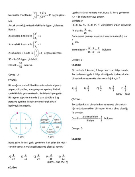 2012 ygs soruları ve çözümleri matematik